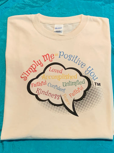 Simply Me = Positive You (short sleeve cotton shirt)